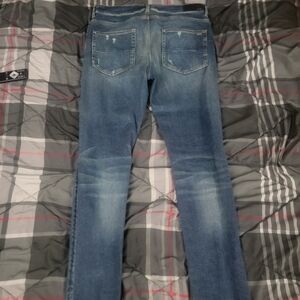 AMIRI Men's Faded Blue Skinny Jeans